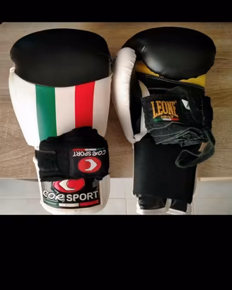 Guantoni boxe, kick, fascette, sacco kickboxing!!