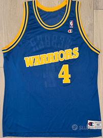 Chris Webber Warriors NBA canotta vintage Curry