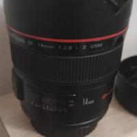 obbiettivo Canon ef Lens 14mm F 1.2,8 II L 