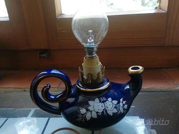 Lampada bajour in ceramica da tavolo o comodino