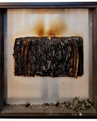 Bernard Aubertin Libro Bruciato 1971 60x60 Archivi