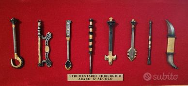 Miniature strumenti chirurgici arabi