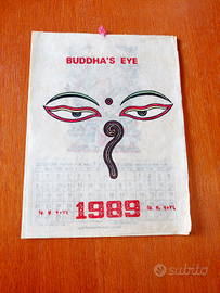 Calendario di BUDDHA su carta di riso Vintage