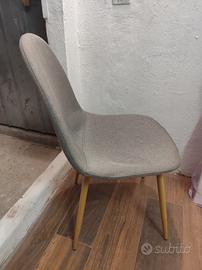 Sedia Jysk grigia 