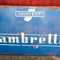 insegna tabella lambretta 