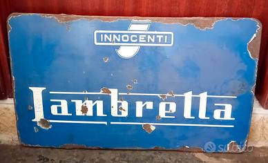 insegna tabella lambretta 