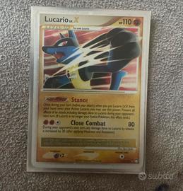 Carta Pokemon Lucario HOLO lv.X del 2007 originale