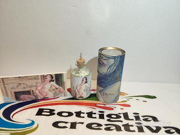 SET JROSE N 6 BOTTIGLIA VUOTA SCATOLA E QUADRETTO 