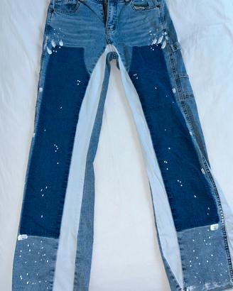 Jeans flared elastco