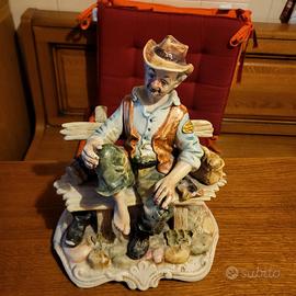 Statuina Capodimonte Originale Vintage Porcellana