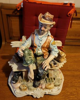 Statuina Capodimonte Originale Vintage Porcellana