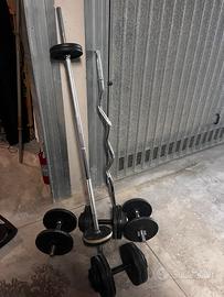 PESI, DISCHI E BILANCIERI DOMYOS E POWERFIT