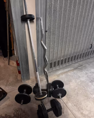 PESI, DISCHI E BILANCIERI DOMYOS E POWERFIT