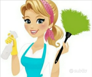 Pulizie/stiro/assistenza