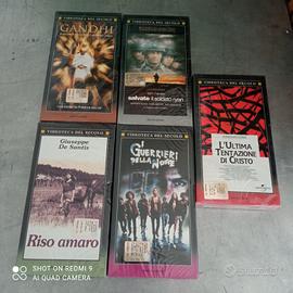 Videoteca del secolo n. 5 cassette vhs sigillate 