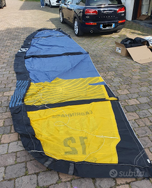 Vela Kitesurf Cabrinha Moto 12 metri completa
