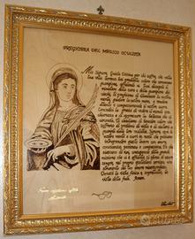 PREGHIERA OCULISTA QUADRO UNICO