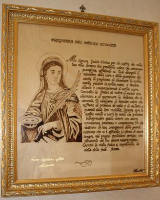 PREGHIERA OCULISTA QUADRO UNICO
