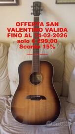 Chitarra elettrificata Alvarez AD60E48SHB(nuova)