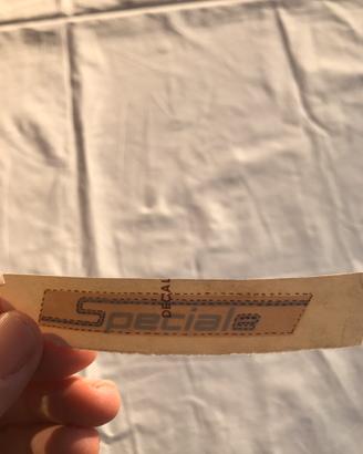 Decal con scritta " SPECIALE" per GILERA 124