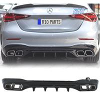 DIFFUSORE MERCEDES W206 AMG 21- LOOK C63 TERMINALI