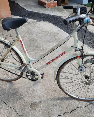 Bicicletta donna bianchi anni 90