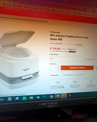 wc chimico thetford porta potti