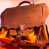 Cartella/Zaino UNICO artigianale Firenze pelle