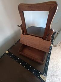 specchio della nonna inclinabile con porta oggetti