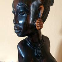 scultura busto di donna 1970/1990