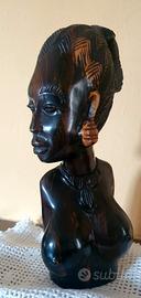 scultura busto di donna 1970/1990