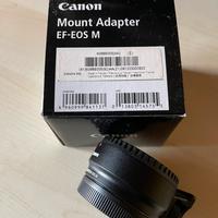 Adattatore Canon obiettivi ef - eos M