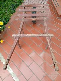 Carriola di legno 