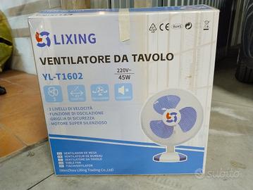 Ventilatore da tavolo