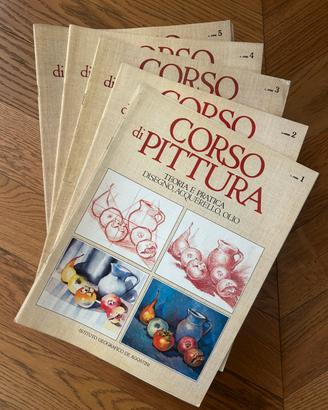 Corso di pittura COMPLETO, 60 volumi