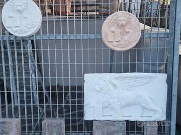 LEONE SAN MARCO bassorilievo e moeca cm35x35