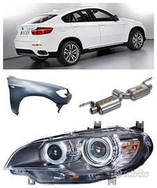 Bmw X6 cofano paraurti airbag ossatura molle E71