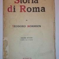 Libro "Storia di Roma" di T. Mommsen - 1936 Aequa