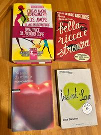 Lotto 4 Libri - Romanzi Rosa e Manuali Ironici
