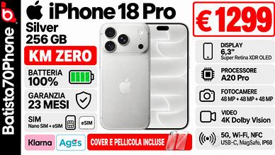 Apple iPhone 18 Pro Silver 256 GB