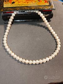 COLLANA CHOKER GIROCOLLO PERLA EDISON