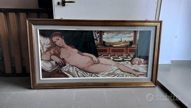 Quadro vintage mezzo punto
