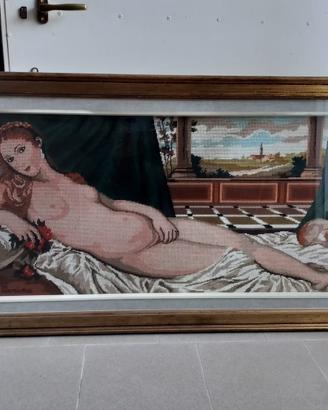 Quadro vintage mezzo punto