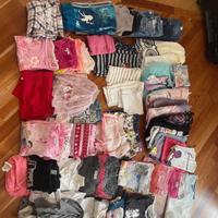 lotto abbigliamento bambina 6 anni