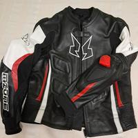 Tuta pelle Tg XL  2 pezzi
