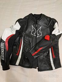 Tuta pelle Tg XL  2 pezzi