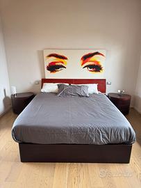 Camera da letto completa moderna wengé