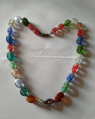 Collana in vetro da 58 cm