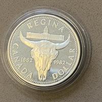 Argento Canada 1 Dollaro 1982 - Centenario Regina