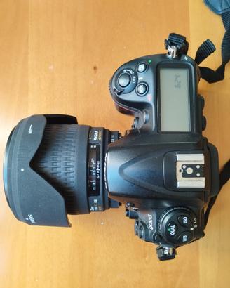 Nikon d300 + sigma 28mm 1.8 + flash Speed light